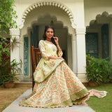 Vintage Tulip Lehenga Set