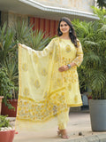 Daffodil Pale Yellow Straight Suit Set