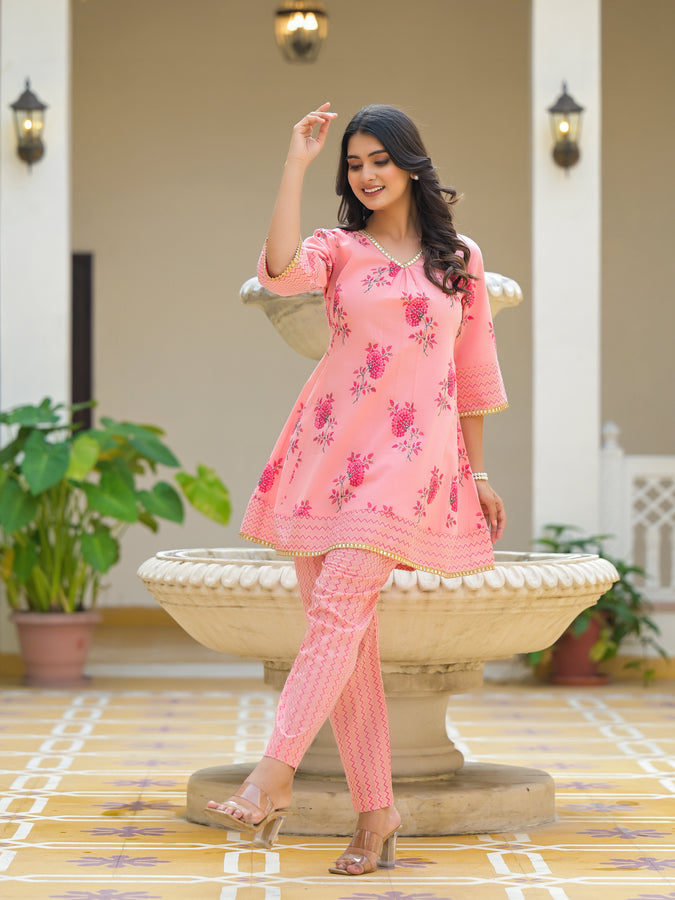 ORCHID FLAMINGO PINK CO-ORD SET