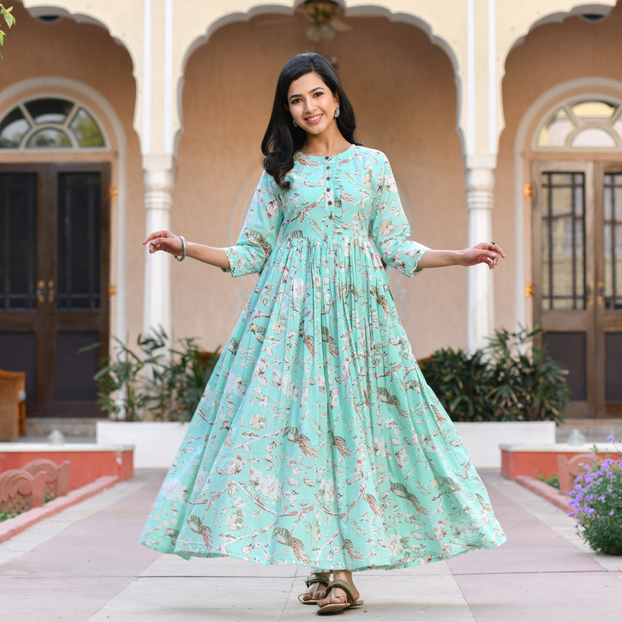 Summer Mint Green Ruffle Dress Summer Mint Green Ruffle Dress