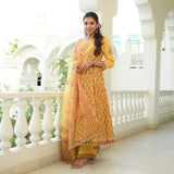 Indian Yellow Orange Suit Set