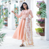 Hibiscus Embroidered Suit Set
