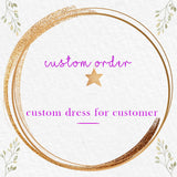 Custom dress for customer